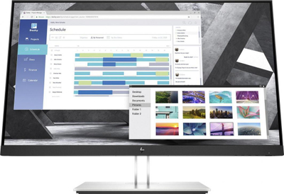 Monitor HPE27q G4 (9VG82AA), 27'', 2560x1440 (WQHD), 60Hz, IPS, i zi