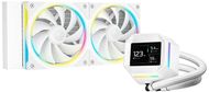 Ftohës uji CPU Deepcool K Cooler LM240, 240mm, ekran IPS 2.4", i bardhë