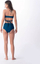 Pjesë e poshtme bikini Aquawave Palima Wmns, bel i lartë, për goca, blu e errët