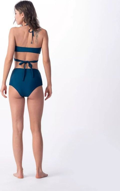 Pjesë e poshtme bikini Aquawave Palima Wmns, bel i lartë, për goca, blu e errët