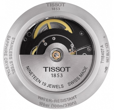 Orë dore Tissot T-Race Swissmatic T115.407.17.051.00