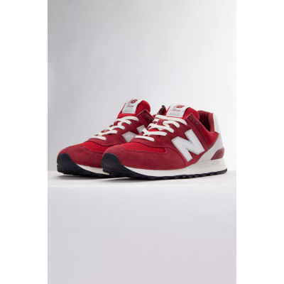 Atlete New Balance 574, të kuqe me të bardhë