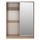 Dollap  rrëshqitës + pasqyrë 160×60×210 "HM2434",