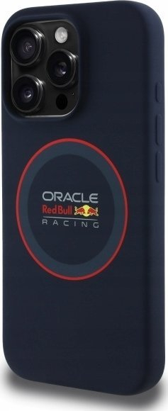 Kapak telefoni Red Bull Ring, për iPhone 16 Pro Max, MagSafe, blu e errët