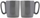 Set filxhanësh espresso Vialli Design FUORI, 80ml, 2 copë, gri