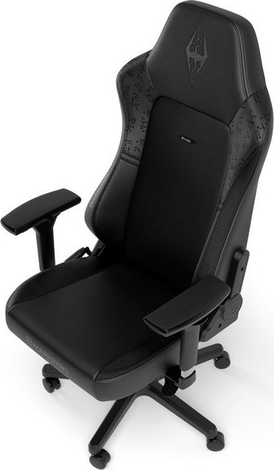 Karrige gaming noblechairs HERO Skyrim 10 vjetori, ergonomike, lëkurë PU, gri me të zezë