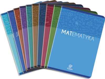 Set fletore Elanders Thematic Just School, A5, 64 fletë, 10 copë