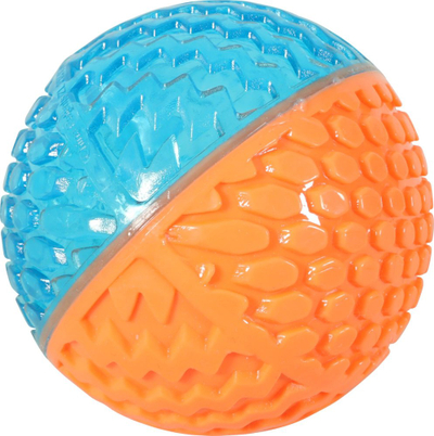 Lodër për qen Zolux TAO Ball, top 8cm, portokalli blu