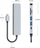 USB HUB 6 në 1, 6 porta USB, i zi