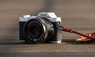 Дигитален фотоапарат Rollei Powerflex Retro, 10x оптички зум, црн