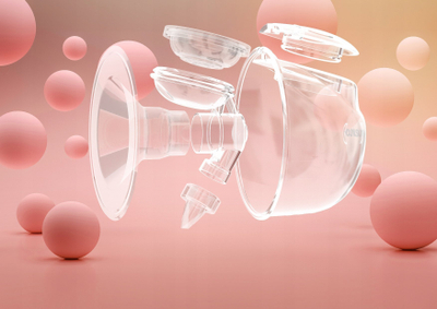 Kupë kolektore për pompë gjiri Neno, set 2 copë, plastike, transparente
