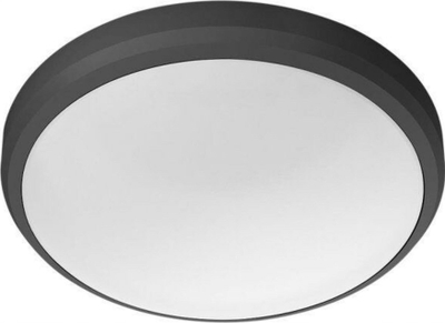 Dritë e jashtme Philips Doris LED, IP54, 4000K, e zezë