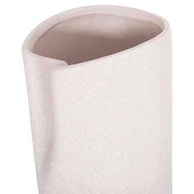 Dekor tavoline qeramike Glaze 15,2x15x30Hcm (HM4607.01), bardhë