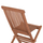 Karrige palosëse Kendall HM18127, dru teak, 46.5x63.5x88 cm, ngjyrë natyrale