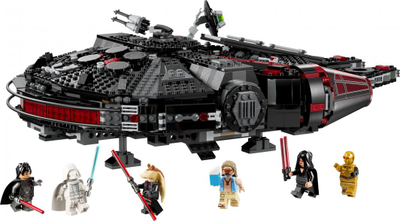 Set LEGO Star Wars The Dark Falcon, model për ndërtim, plot copa, shumëngjyrësh