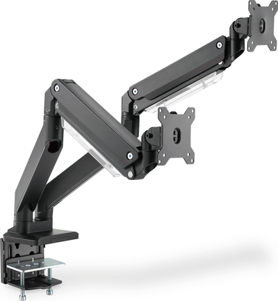 Mbajtëse tavoline për monitorë Digitus DA-90427, për 2 monitorë 15"-35", e zezë