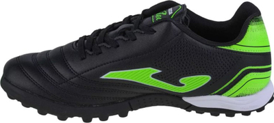 Këpucë futbolli Joma Toledo JR 23 Carpet, për tapet, për kalamaj, të zeza me jeshile