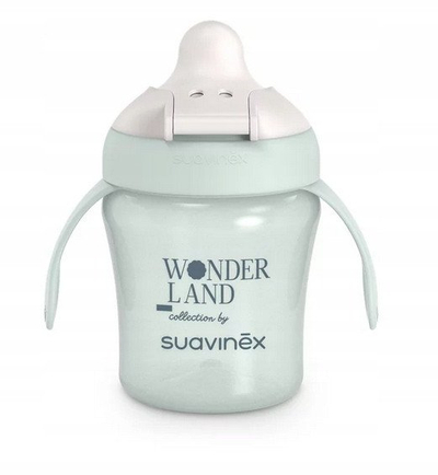 Gotë trajnimi Suavinex Wonderland Learning Cup, 200 ml, jeshile