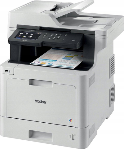 Printer multifunksional Brother MFC-L8900CDW, lazer me ngjyra A4, 31 fletë/min, Wi-Fi, gri