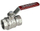 Sферична вентила Giacomini R850, 3/4", целосен проток, рачка лост