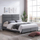 Shtrat Milo velvet 160×200 cm (HM616.10), gri