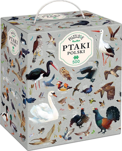Puzzle Puzzlove CzuCzu Ptaki Polski, 500 pjesë, zogj, shumëngjyrëshe