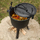 Tenxhere gize KING HOFF Hunter’s Pot, 7L, me këmbë të çmontueshme, e zezë