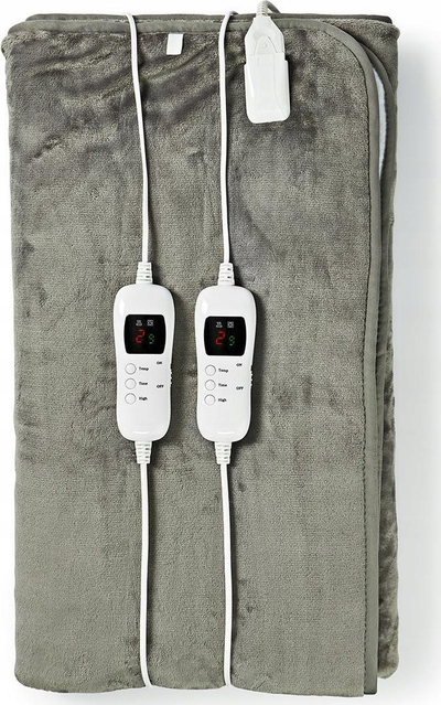 Batanije elektrike dopjo Gratus, 140x160cm, 9 shkallë ngrohjeje, e bardhë