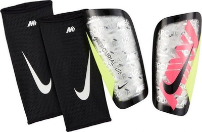 Mburoja futbolli Nike Mercurial Lite 25, me mbajtëse elastike, e lehtë, shumëngjyrëshe