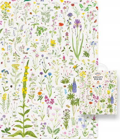 Puzzle Czuczu Puzzlove Wildflowers, 1000 pjesë, shumëngjyrësh