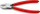 Prerëse diagonale Knipex 70 01 180, 180mm, doreza plastike