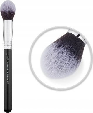 Furçë makijazhi Jessup 079 Concealer Blend, për korrektues, me qime sintetike, e zezë