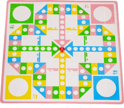 Lodër blloqe druri Ramiz MC-024, 64 copë, sorter edukativ Princeshë, ngjyra pastel