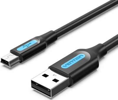 Kabllo HP Vention VAS-A14-B200, USB 2.0 A - USB 2.0 B, 2 m, e zezë/kaltër
