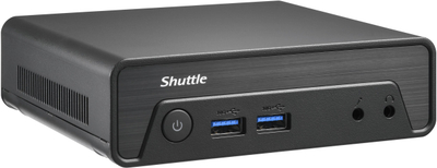 Мини ПК Shuttle XPC Nano NE1010XA, Intel N100, 8GB RAM 250GB SSD, без ОС