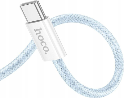 Kabllo Hoco X104 Type C në Type C, 3A 60W, 2m, blu