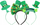 Rripa feste për kokë St. Patrick, set 3 copë, me motive leprechaun, jeshile