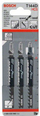 Tehe sharrë vertikale Bosch T 144 D, 100mm, set 3 copë