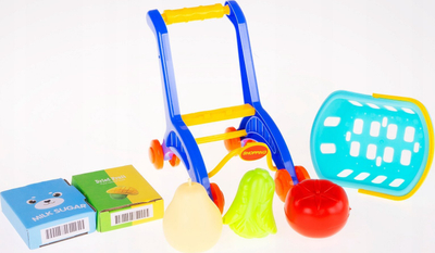 Karrucë lodër pazari Hipo LT614DB, plastike, me xhingla, me shumë ngjyra