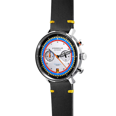 Orë dore për meshkuj Sternglas Hamburg Chrono S01-HC36-VI22, e zezë