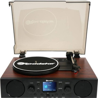 Gramafon Roadstar TTR-8850ED+BT, DAB+ FM, Bluetooth, dru i errët
