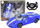 Makina sportive me telekomandë R/C, shkalla 1:16, bateri rikarikueshme, blu