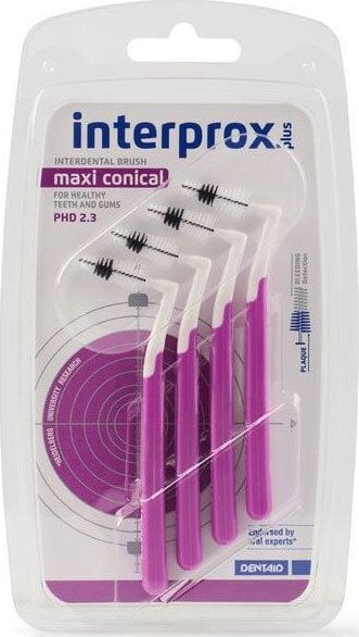 Furça interdentare Interprox Plus 90°, Maxi 4.2–5.7mm, set me 6 copë