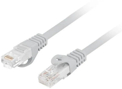 Мрежен кабел Lanberg Patchcord CAT.6 UTP, 15m, LSZH, сив