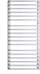 Radiator për banjo Instal-Projekt Bolero, 50 x 170 cm, i bardhë