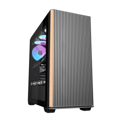 Kuti kompjuteri Darkflash DS900WS (e zezë)  4 ventilatorë