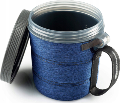 Filxhan kampingu GSI Outdoors Infinity Fairshare, plastik pa BPA, me kapak, blu