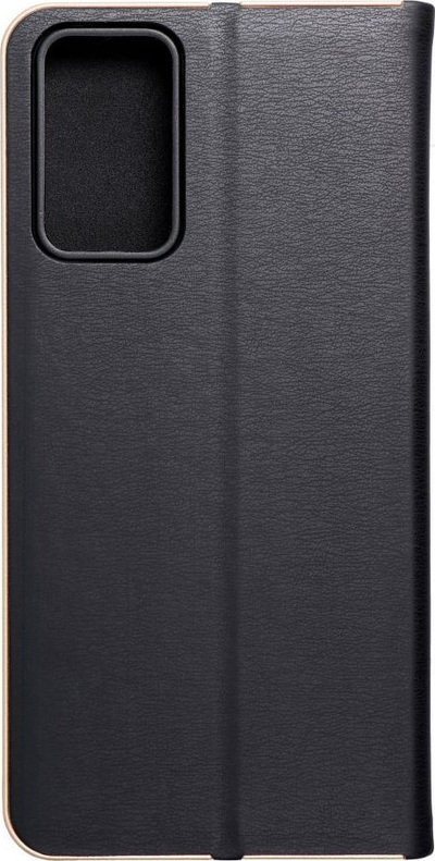 Kapak telefoni tip libër LUNA Book Gold për Xiaomi Redmi Note 12S, me magnet, i zi