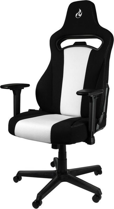 Karrige gaming Nitro Concepts E250, pëlhurë, 2D, e zezë e bardhë