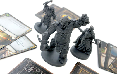 Zgjerim figurash The Lord of the Rings Journeys in Middle-earth Lurking in the Dark, 3 miniatura, set kartash, shumëngjyrësh